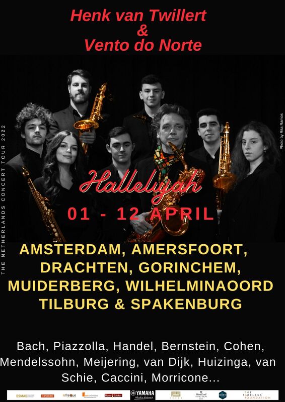 From 2 to 10 April 2022 Henk van Twillert & Vento do Norte will be touring in The Netherlands.
